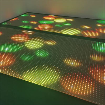 Ultra Thin Flexible DC5V P20 LED Transparent Film Screen SMD2121 Com duração de vida de 100000h