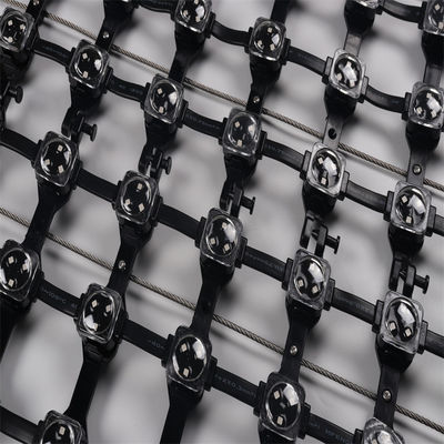 IP67 LED Mesh Video Wall Transparent Flexible LED Mesh Screen For Building Facade