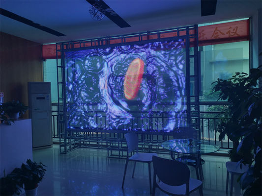 Miracle Bean Flexível P8 Display de filme LED transparente SMD1314 DC5V Cor RGB