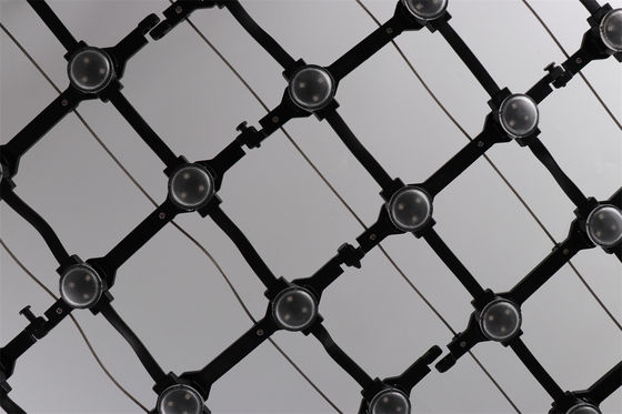 Ecrã de malha LED permanente flexível para o exterior
