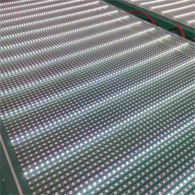 Publicidade P20 Flexível Film LED Transparente Super Slim Com placa de PCB Fácil Instalação