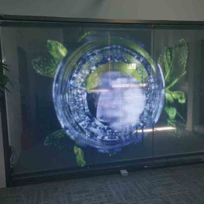 Ecrã de filme transparente LED flexível Instalação fácil para publicidade Painel LED