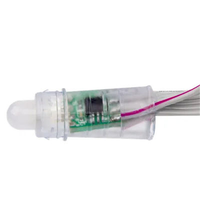 Luzes de pixel LED 0.2W DC12V IP67 de cor única 9mm à prova d'água para o exterior
