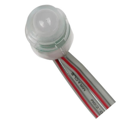 Luzes de pixel LED de cor única 0.2W DC12V IP67 9mm Área exterior à prova d'água Luz de pixel publicitária