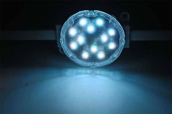 Lâmpada LED de 50 mm RGBW à prova d'água com protecção IP67