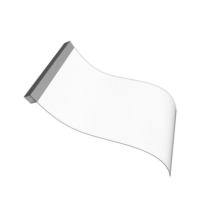 DC5V P8 Ecrã LED transparente flexível para janela e vidro