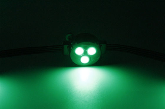Decoração exterior Luzes permanentes de Natal 30mm RGB LED Fonte de luz de ponto DC12V 0,75W LED Pixel Light