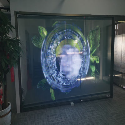 Ecrã de filme transparente LED flexível Instalação fácil para publicidade Painel LED-p8