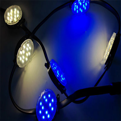 Iluminação de ponto de pixel LED à prova d'água exterior com diâmetro de 50 mm e material do corpo da lâmpada PC