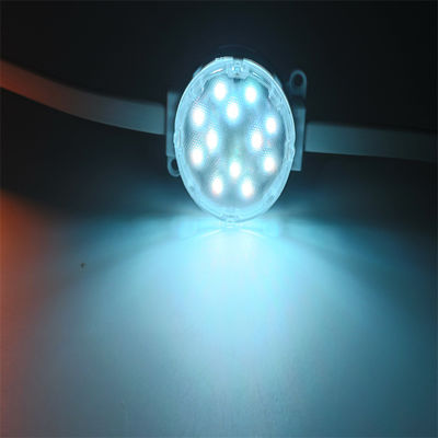 RGBW 6500k pixel luz 12 * SMD3535 50mm fonte de luz pontual IP67 à prova d'água