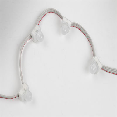 Smart 12mm SMD5050 RGBW Pixel LED String Light IP67 Decoração exterior com corpo de lâmpada de PC de cor emitente variável