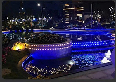 Fonte de luz de ponto de cor de 24V 50mm IP67 luz de pixel decorativa permanente exterior