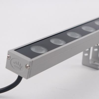Iluminação exterior de edifícios 18W LED Lava-parede com lente de duplo ângulo e ângulo de feixe 10 * 60