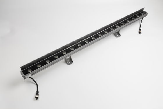 Corpo de lâmpada de alumínio de lavadora de parede18W LED com lente de duplo ângulo para classificação de paisagem IP65