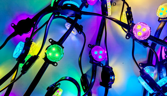 Decoração de jardim ao ar livre LED Pixel Light com DMX512 controle e design à prova d'água
