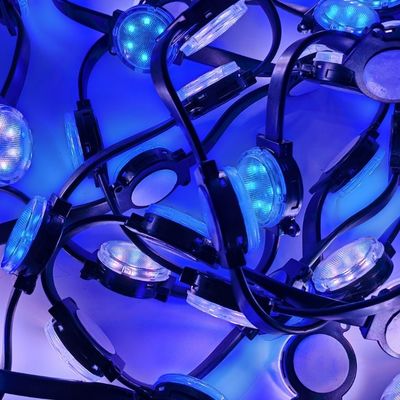 Lâmpada de ponto LED à prova d'água exterior de 40 mm Pixel com tensão de trabalho de 24v e ângulo de raio de 120°