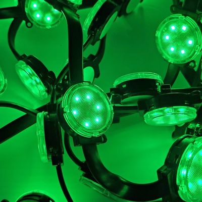 DMX512 Controlador Colorido 40mm Pixel LED Point Light para Edifício Temático Decorativo