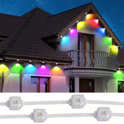 Fonte de luz de ponto LED Luz de pixel para Natal ao ar livre Alto brilho 24V Cor IP67