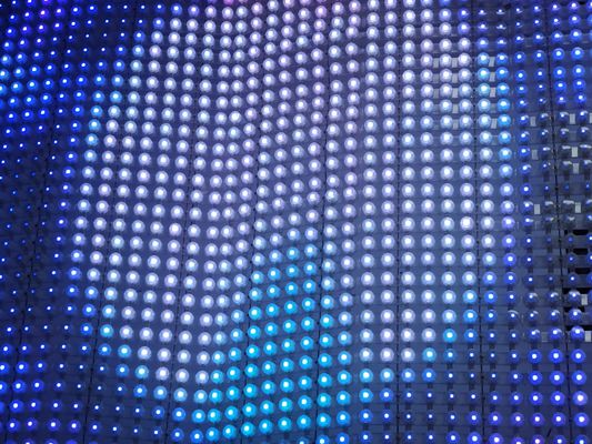 Ecrã de malha LED permanente à prova d'água de 20 mm para publicidade exterior
