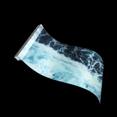 Ecrã de filme transparente LED de alta taxa de transparência P6 P8 P10 para aplicações empresariais