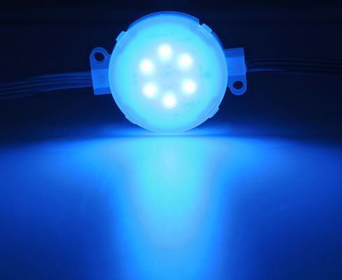 SMD5050 1.5W RGB LED Pixel Point Light para iluminação exterior 50mm Edifício Casa IP67 Impermeável 24V
