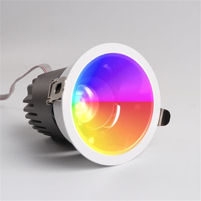 Natal 20W RGBW LED Atmosphere Spotlight com controle remoto Wifi Instalação montada em superfície interna