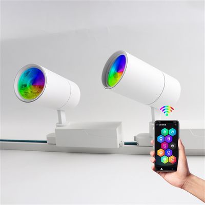 360 Luzes de pista LED móveis ajustáveis para pista desmontada Luz de cabeça móvel Luzes no sistema de iluminação de pista