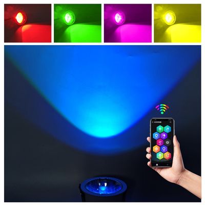 Wifi LED Smart Recessed Downlight Superfície ajustável montada 400LM SPI USC2904 Iluminação magnética interior
