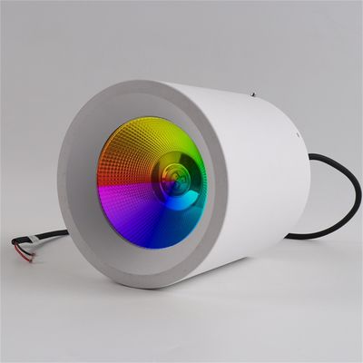 Lâmpadas redondas WiFi LED com ambiente colorido multi-modo Instalação fácil