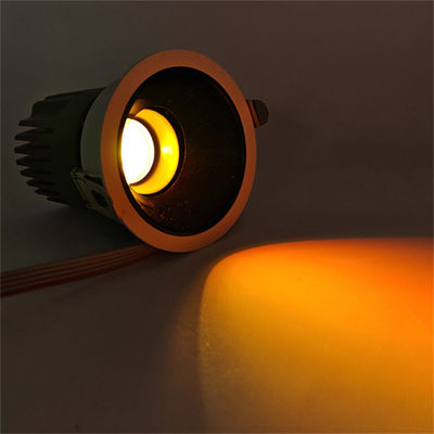Fonte luminosa RGBW 20W Luz incrustada circular LED para iluminação interna