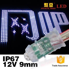 diodo emissor de luz do pixel do poder 0.15W que ilumina a cor branca com o silicone do PVC Shell para dentro