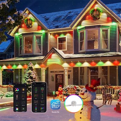 Smart LED Permanente ao ar livre Férias de Natal Wifi RGB Led Eaves Light Outdoor Pixel Point Light