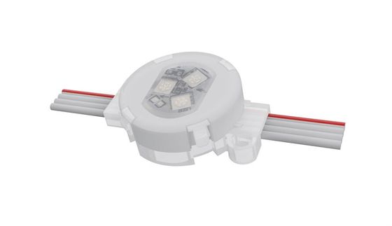 Luz de Natal Permanente Led Smd3535 DMX 512 12V RGB Digital 30mm Direcionável LED Pixel Point Light 120° Ângulo de Feixe
