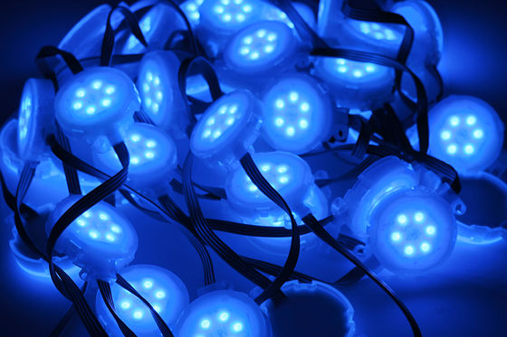 Luz de decoração de Natal permanente Dmx à prova d'água para exteriores Ip67, luz de ponto LED pixel