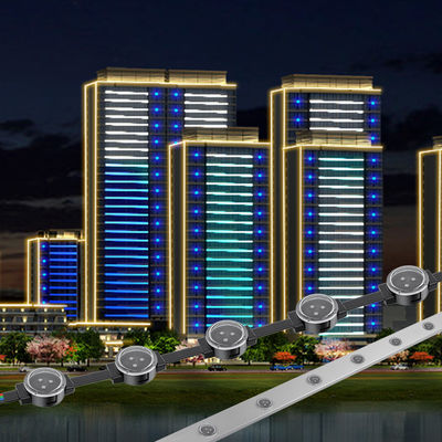 Lâmpada de ponto LED RGB para iluminação de pista de fachada