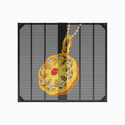 IP67 Led  Media Player  P2.6 -5.2  Glass TV Video Billboard Wall Advertising Window Building Transparent Led  Grille Screen