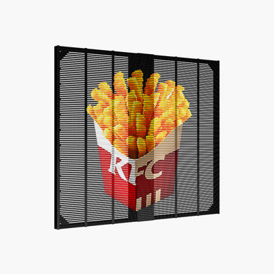 Factory Price Mesh LED Screen P2.6 Full-Color Outdoor Advertising Display for Shop Windows