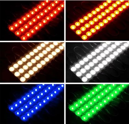 Módulo LED Samsung em Material PC para Letreiros 12V 1.5W SMD 2835 Cor Única para Publicidade Exterior