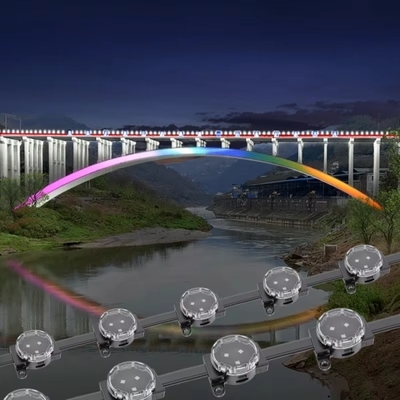 30mm Luz LED Permanente Externa Pixel Point Lights Fábrica Corpo PC para Iluminação de Engenharia