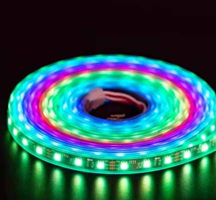 Fita LED WS2812B WS2812 Pixels RGB Digital LED Strip Flexível Magic Dream
