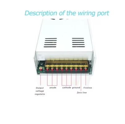 Fonte de alimentação LED Driver AC 110V 220V com certificação CE RHOS, IP67 à prova d'água para exteriores, 3 anos de garantia para projetos de luz de tira LED