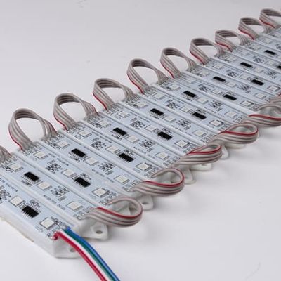 High Quality SMD2835 DMX512 DC12V Ultrasonic Injection LED Module IP67 Waterproof High Power LED Module Light