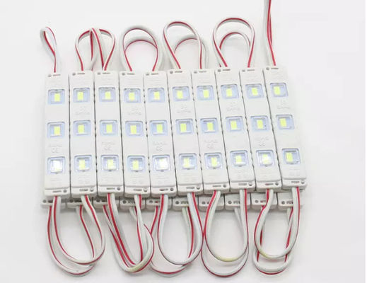 Módulo de Luz LED RGB SMD2835 IP67 1.5W 150LM Entrada 12V DC Fonte de Luz Colorida