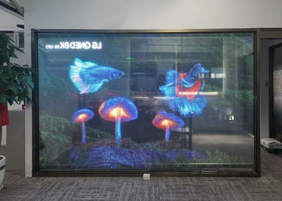 LED Transparency Film Screen P8  Display for Retail Store and Shopping Mall Advertising for Storefront Window and Welcome Display