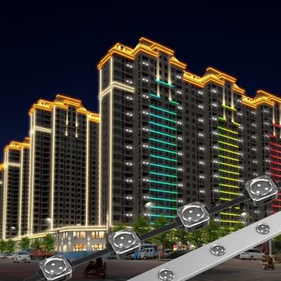 Waterproof IP67 RGBW LED Point Light with Aluminum Profile and PC Lamp Body for High Brightness Outdoor Decoration