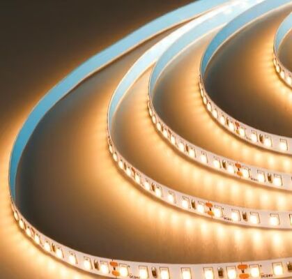 Alta densidade 480leds Alta eficiência 24V IP67 Branco quente 2700K Dot Free 8mm COB LED Strip Light Kit para teto de jardim doméstico