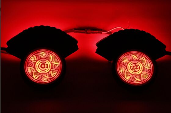 Venda direta de fábrica Iluminação de feira de alta qualidade 50mm DC24V IP67 RGBW Iluminação de ponto LED Iluminação de parque de diversões