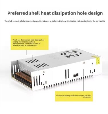 Troca de fonte de alimentação AC para DC 12V 10A 20A 30A transformador adaptador LED para luz LED
