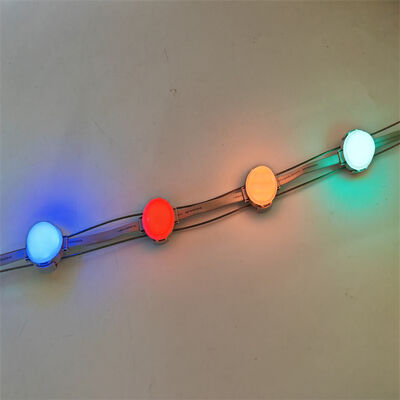 Luzes de pixel LED RGB para exteriores, à prova d'água IP67, iluminação de trilha de alumínio LED de 40mm DC24V para luzes permanentes de Natal e feriados domésticos