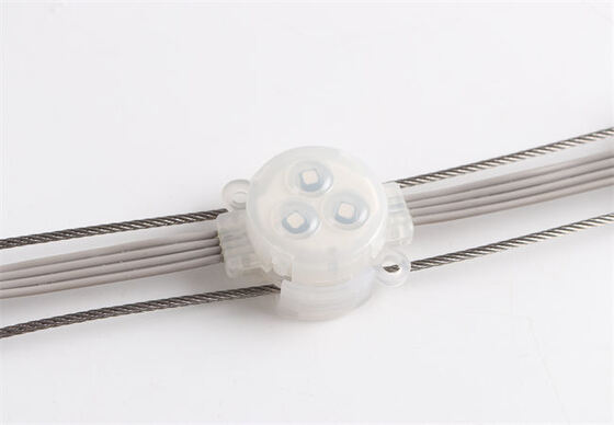 Luz de Pixel LED RGB DC12V 30mm SMD5050 IP67 PC à Prova d'Água 1W para Fachadas de Edifícios Externas